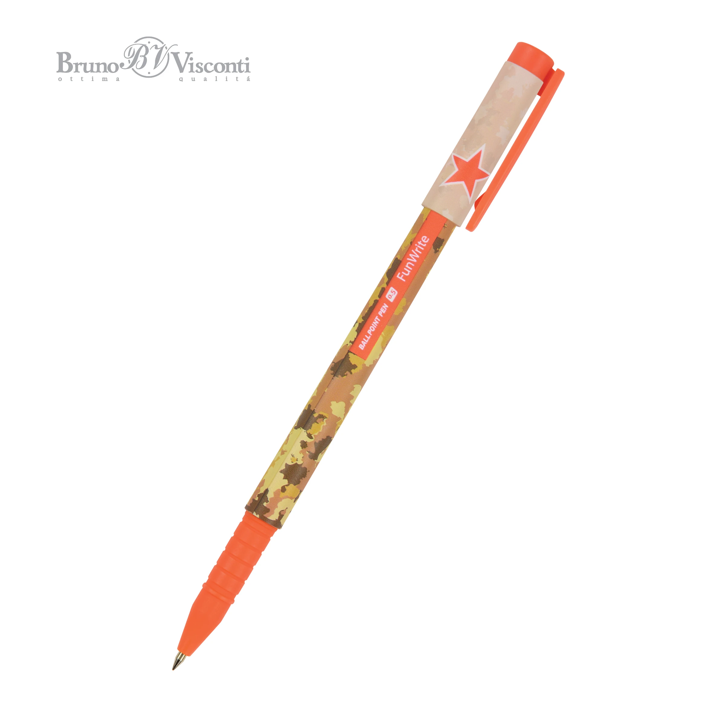 РУЧКА "FunWrite. Military. Sand" ШАРИКОВАЯ, 0.5 ММ, СИНЯЯ РУЧКА "FunWrite. Military. Sand" ШАРИКОВАЯ, 0.5 ММ, СИНЯЯ
