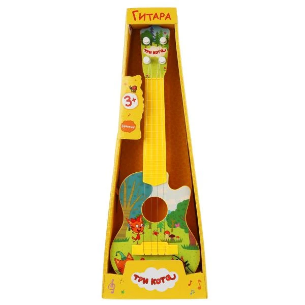Гитара Три Кота в кор. 17*46,5*5,5см. ИГРАЕМ ВМЕСТЕ