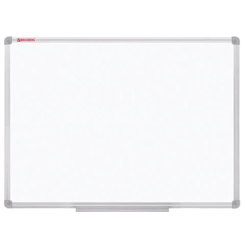 Доска магнитно-маркерная 70х50 см, алюминиевая рамка, ГАРАНТИЯ 10 ЛЕТ, РОССИЯ,