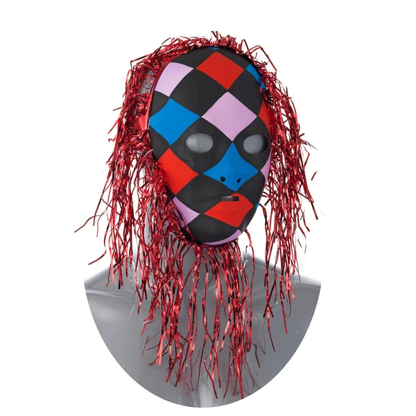 Маска венецианская, с мишурой 4 вида Маска венецианская, с мишурой 4 вида