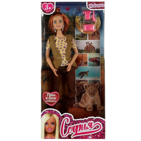 Кукла 29 см София, руки и ноги сгиб, фотограф, акс, кор КАРАПУЗ