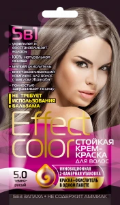 Арт.4916 ФИТО К Крем-краска для волос Effect Color тон Тёмно-Русый 50мл (саше) Арт.4916 ФИТО К Крем-краска для волос Effect Color тон Тёмно-Русый 50мл (саше)