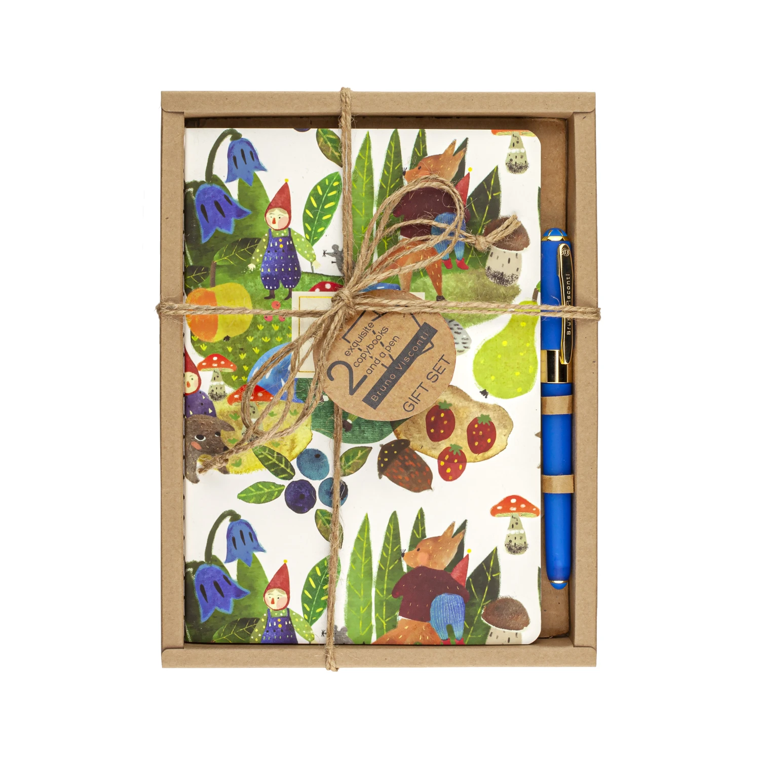 НАБОР ПОДАРОЧНЫЙ "ГНОМЫ" (ДВЕ ТЕТРАДИ BV И РУЧКА) НАБОР ПОДАРОЧНЫЙ "ГНОМЫ" (ДВЕ ТЕТРАДИ BV И РУЧКА)