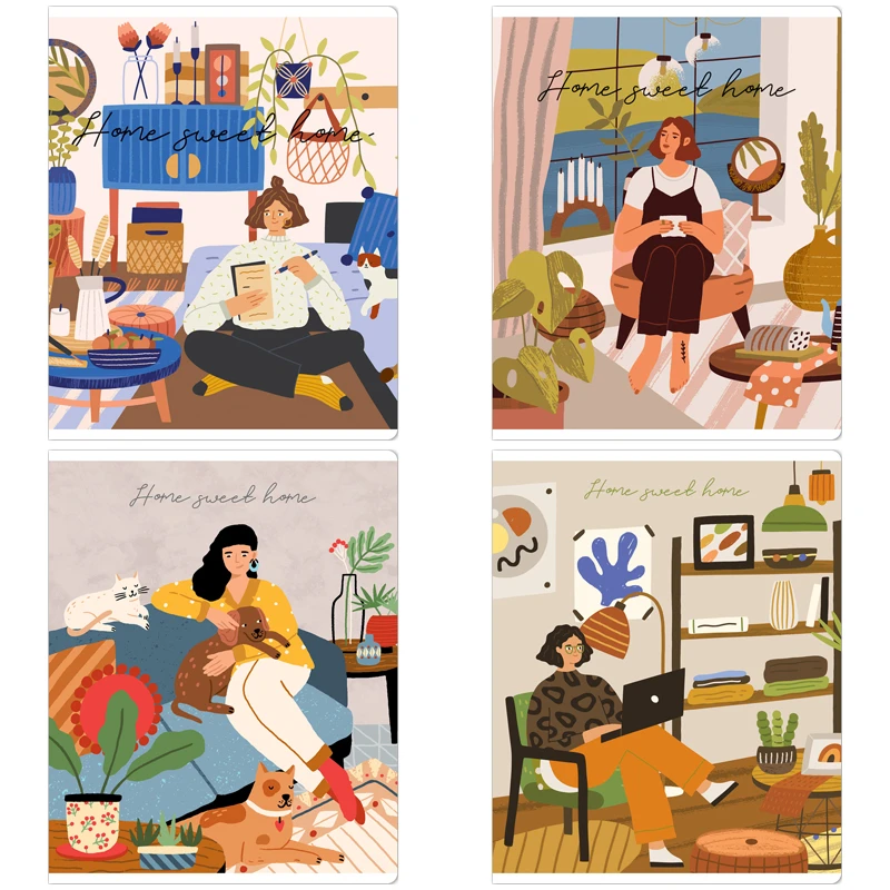 Тетрадь 48л., А5, клетка ArtSpace "Рисунки. Уют" Тетрадь 48л., А5, клетка ArtSpace "Рисунки. Уют"