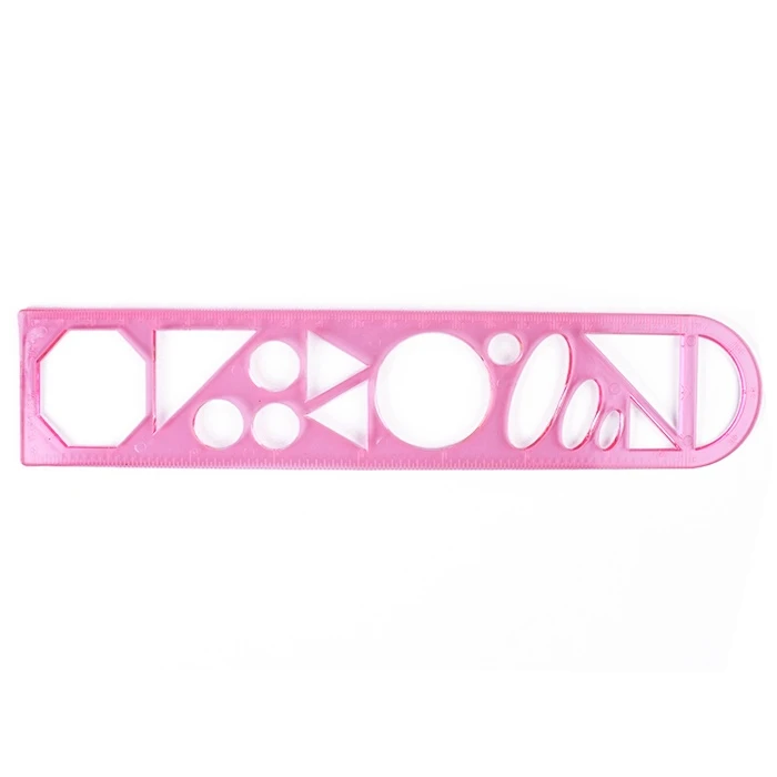 Линейка-трафарет 20см Линейка-трафарет 20см