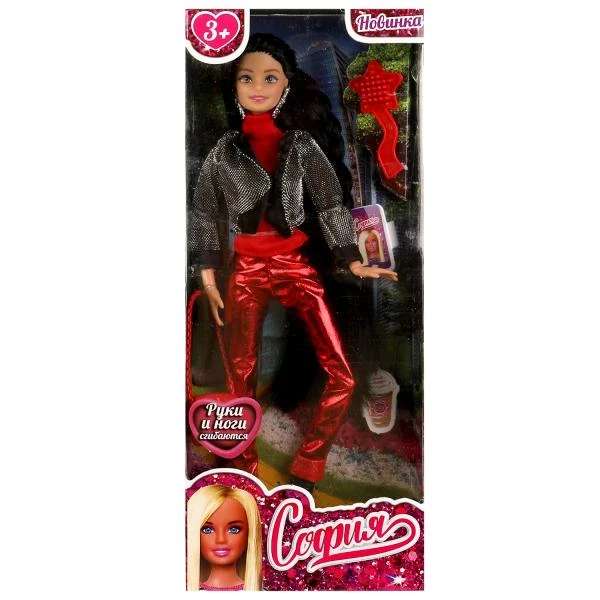 Кукла 29 см София, руки и ноги сгибаются, акс, кор КАРАПУЗ