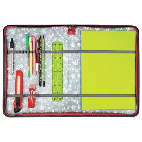 Папка для труда на молнии BRAUBERG А4 с ручкой, 1 отделение, органайзер, Папка для труда на молнии BRAUBERG А4 с ручкой, 1 отделение, органайзер,