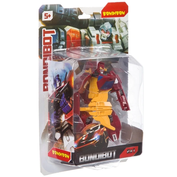 Трансформер 2в1 BONDIBOT робот-спорткар, Bondibon CRD 25x16x7 см, арт.5503C