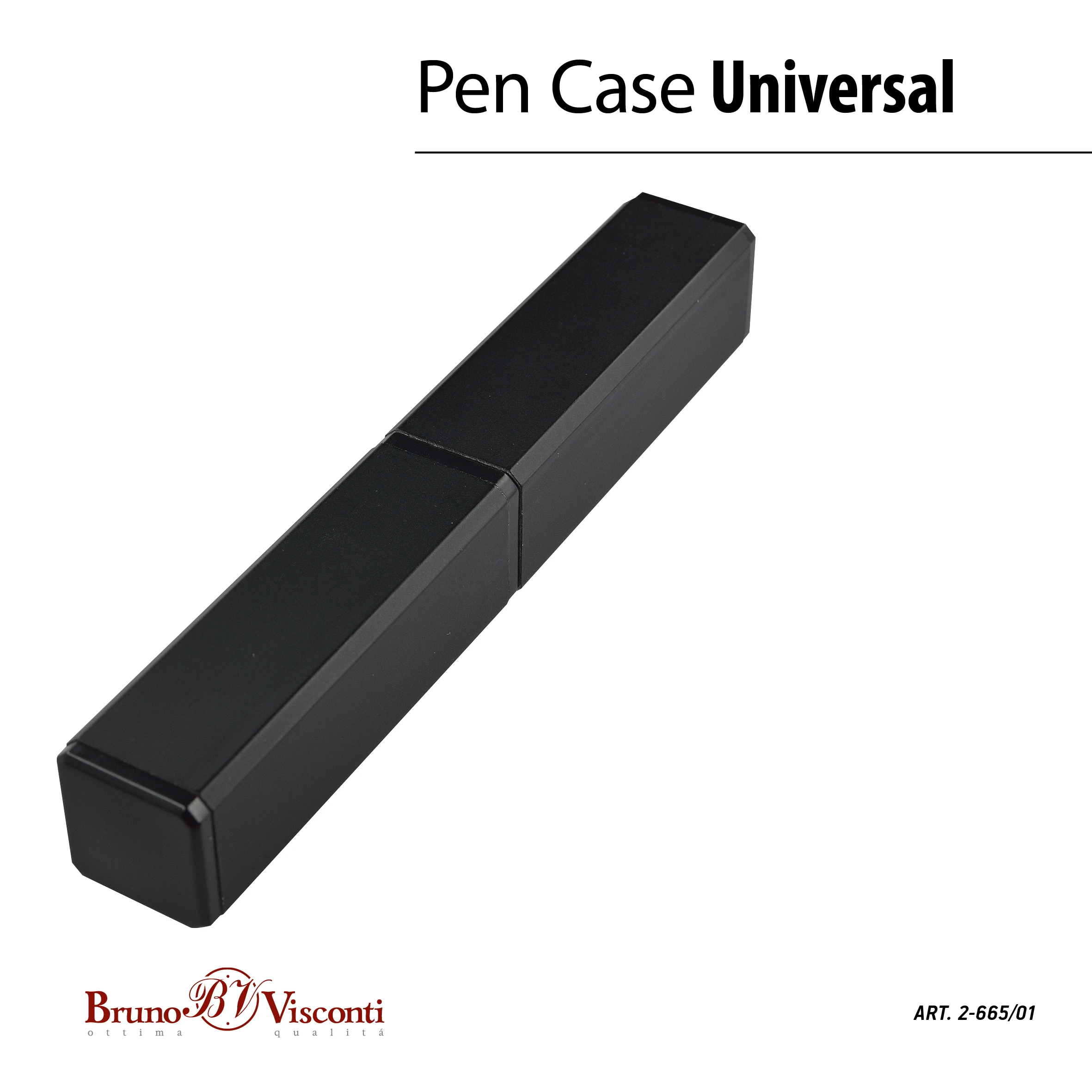 ФУТЛЯР ТУБА МЕТЕЛЛИЧЕСКИЙ ПОД РУЧКУ, ПРЯМОУГОЛЬНАЯ ФОРМА, ЧЕРНЫЙ -