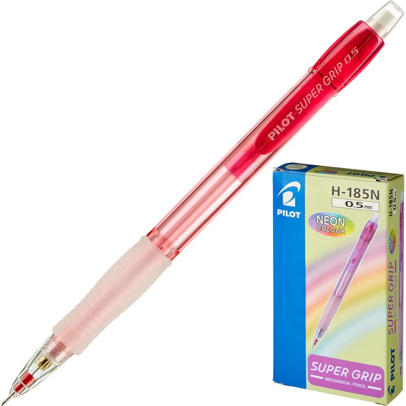 Карандаш механический механический PILOT Neon H-185-N 0,5мм розовый Япония штр. Карандаш механический механический PILOT Neon H-185-N 0,5мм розовый Япония штр.