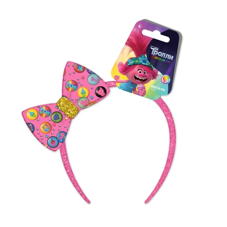 Ободок для волос «Тролли», дизайн 3 Ободок для волос «Тролли», дизайн 3