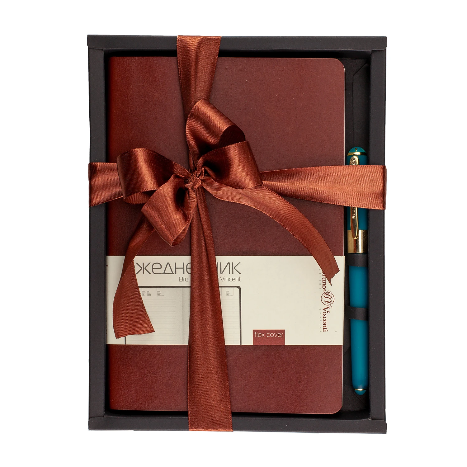 НАБОР ПОДАРОЧНЫЙ А5 "VINCENT" (КОРИЧНЕВЫЙ ЕЖЕДНЕВНИК И РУЧКА) НАБОР ПОДАРОЧНЫЙ А5 "VINCENT" (КОРИЧНЕВЫЙ ЕЖЕДНЕВНИК И РУЧКА)