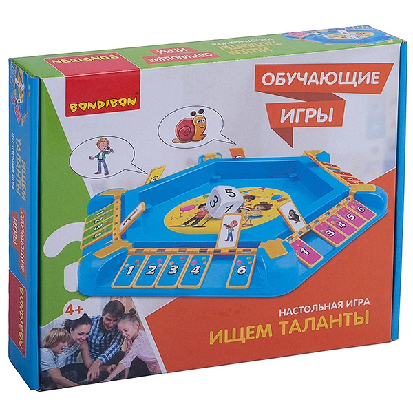 Обучающие игры Bondibon Настольная игра «ИЩЕМ ТАЛАНТЫ», BOX 29x4x26 см Обучающие игры Bondibon Настольная игра «ИЩЕМ ТАЛАНТЫ», BOX 29x4x26 см