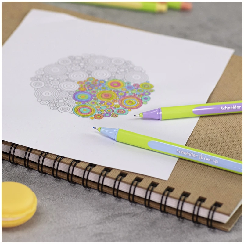 Набор капиллярных ручек Schneider "Line-Up Pastel" 08цв., 0,4мм, Набор капиллярных ручек Schneider "Line-Up Pastel" 08цв., 0,4мм,