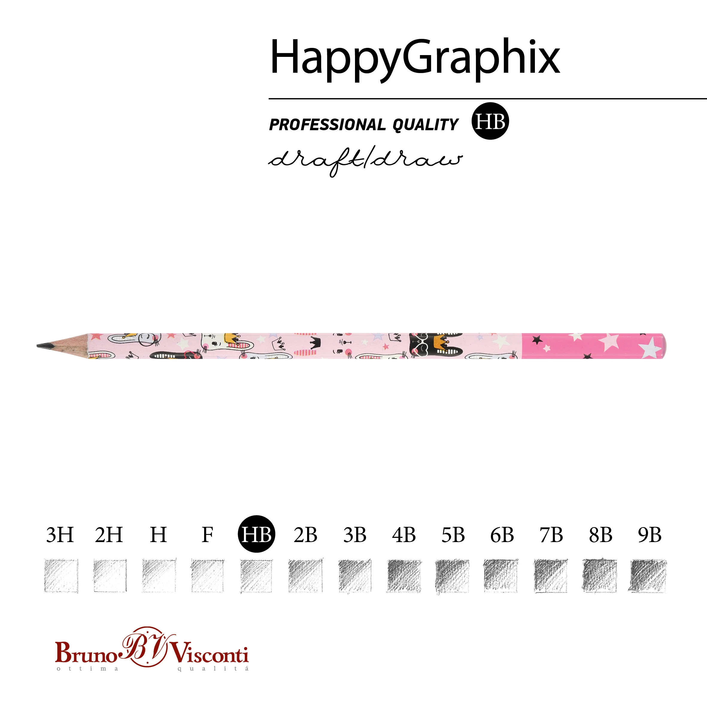 КАРАНДАШ ЧЕРНОГРАФИТОВЫЙ "HappyGraphix. Цирк. Зайка" НВ КАРАНДАШ ЧЕРНОГРАФИТОВЫЙ "HappyGraphix. Цирк. Зайка" НВ