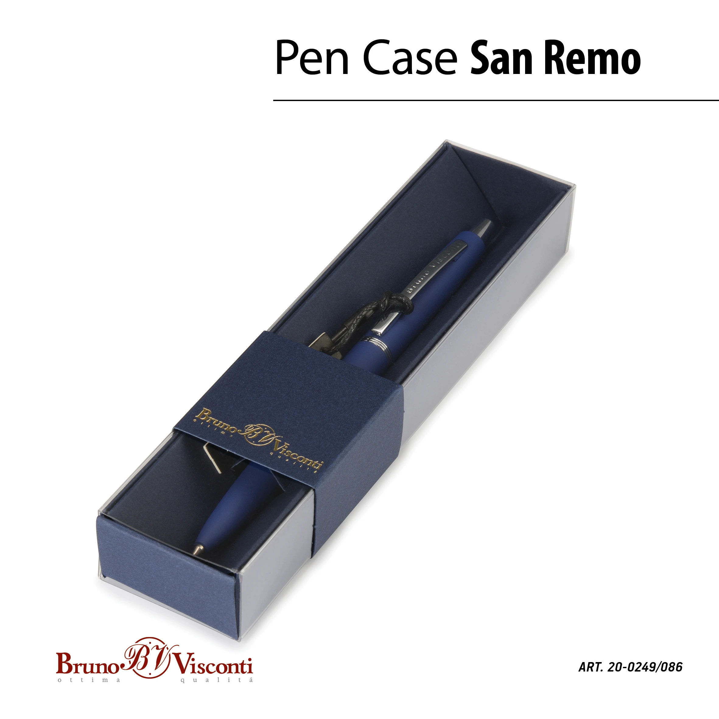 РУЧКА В ФУТЛЯРЕ "SAN REMO" АВТОМАТИЧЕСКАЯ 1,0 ММ, СИНЯЯ (ярко-синий РУЧКА В ФУТЛЯРЕ "SAN REMO" АВТОМАТИЧЕСКАЯ 1,0 ММ, СИНЯЯ (ярко-синий