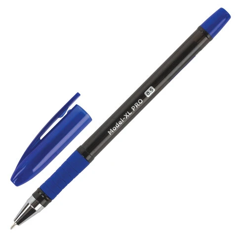 Ручка шариковая масляная с грипом BRAUBERG "Model-XL PRO", СИНЯЯ, узел Ручка шариковая масляная с грипом BRAUBERG "Model-XL PRO", СИНЯЯ, узел