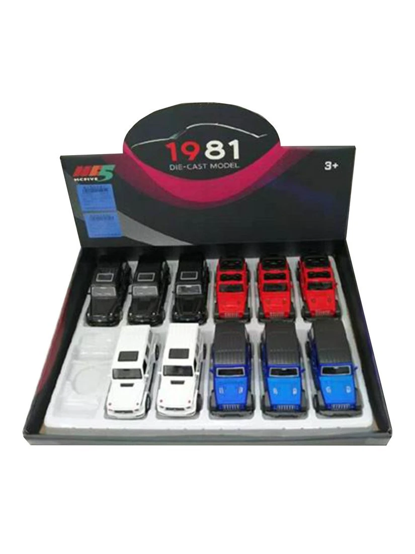 Машина металлическая, инерционная, свет, звук, в ассортименте