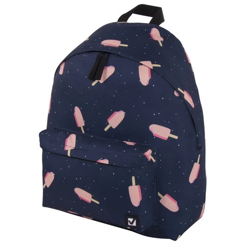 Рюкзак BRAUBERG, универсальный, сити-формат, Мороженое, 20 литров, 41х32х14 см,