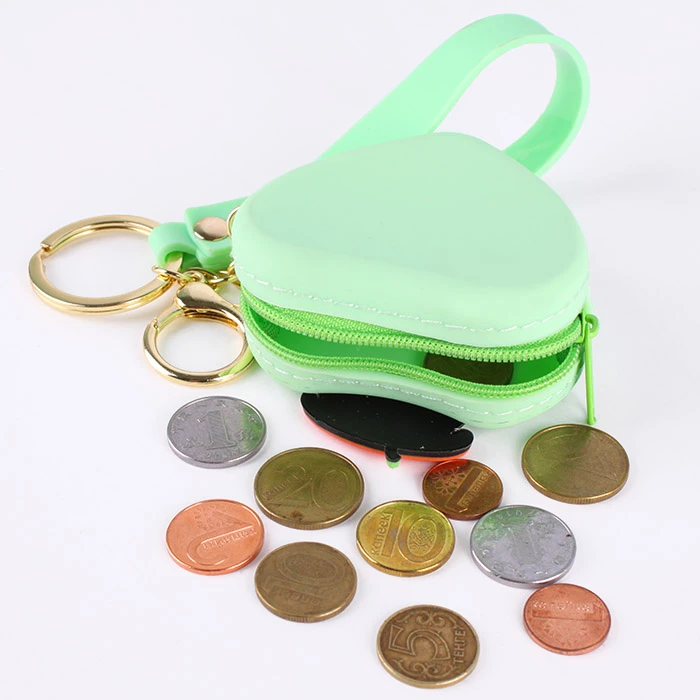 Монетница в виде сердца "Авокадо" Монетница в виде сердца "Авокадо"