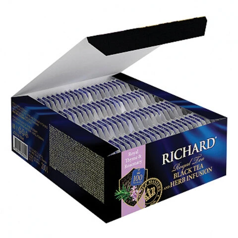 Чай RICHARD "Royal Thyme & Rosemary", черный с чабрецом и