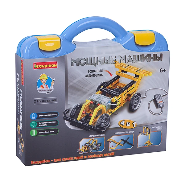 Логические, развивающие игры и игрушки Bondibon Конструктор "Мощные