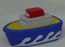 Игрушка для ванны катер сетка, хенгтег КАПИТОШКА