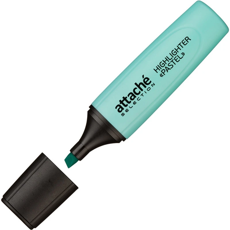 Маркер выделитель текста Attache Selection Pastel 1-5 мм голубой Маркер выделитель текста Attache Selection Pastel 1-5 мм голубой