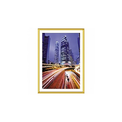 Фоторамка пластиковая 21х29,7 poster gold/12