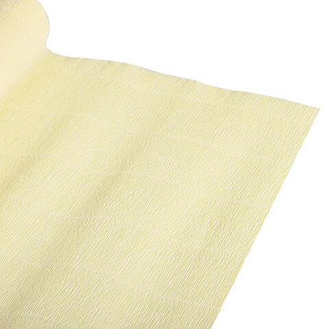 Бумага гофрированная (ИТАЛИЯ) 180 г/м2, кремовая (17a1), 50х250 см, BRAUBERG