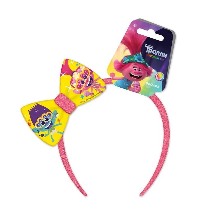 Ободок для волос «Тролли», дизайн 4