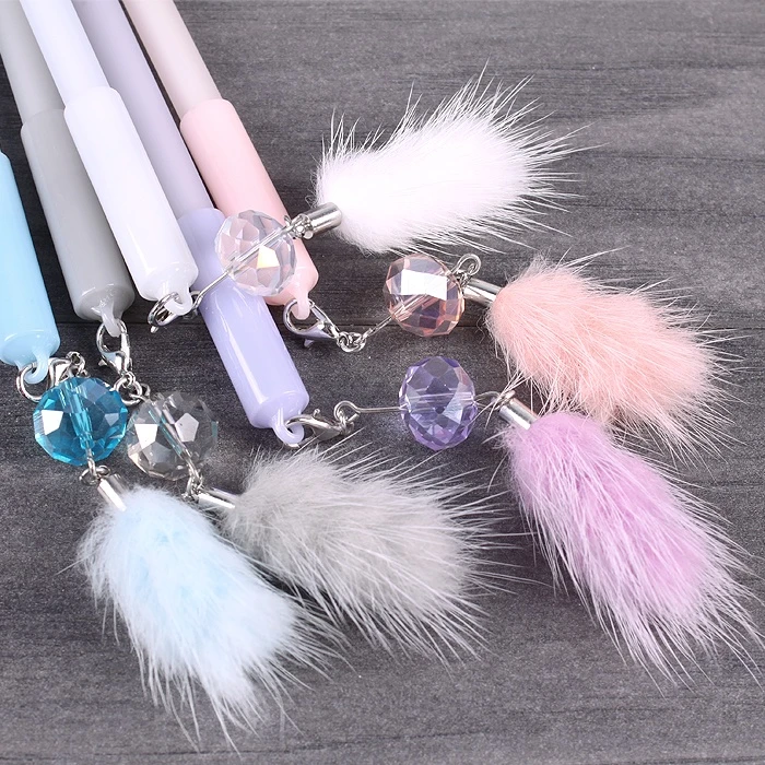 Ручка гелевая синяя "Darvish" с брелоком