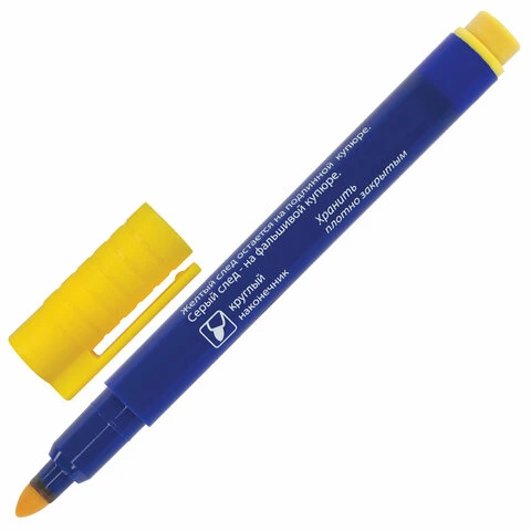 Маркер-детектор для проверки подлинности банкнот, BRAUBERG, блистер, 151245 Маркер-детектор для проверки подлинности банкнот, BRAUBERG, блистер, 151245