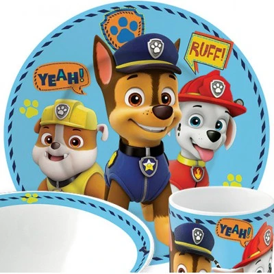 Тарелка керамическая. Щенячий патруль. Мальчик. Символы