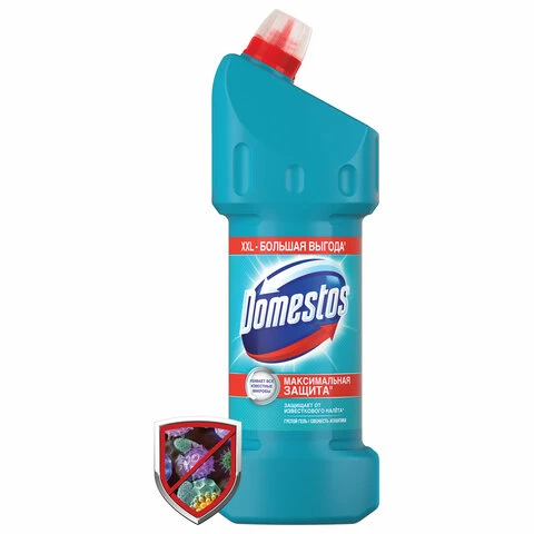 Чистящее средство 1,5 л DOMESTOS (Доместос) "Свежесть Атлантики", с Чистящее средство 1,5 л DOMESTOS (Доместос) "Свежесть Атлантики", с
