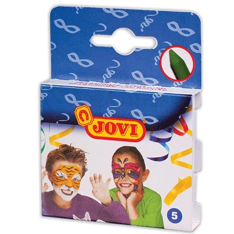 Грим для лица JOVI (Испания), 5 цветов, пигментированный воск, картонная Грим для лица JOVI (Испания), 5 цветов, пигментированный воск, картонная