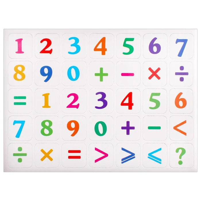 Магниты для доски "Цифры+знаки" "Darvish" (набор)