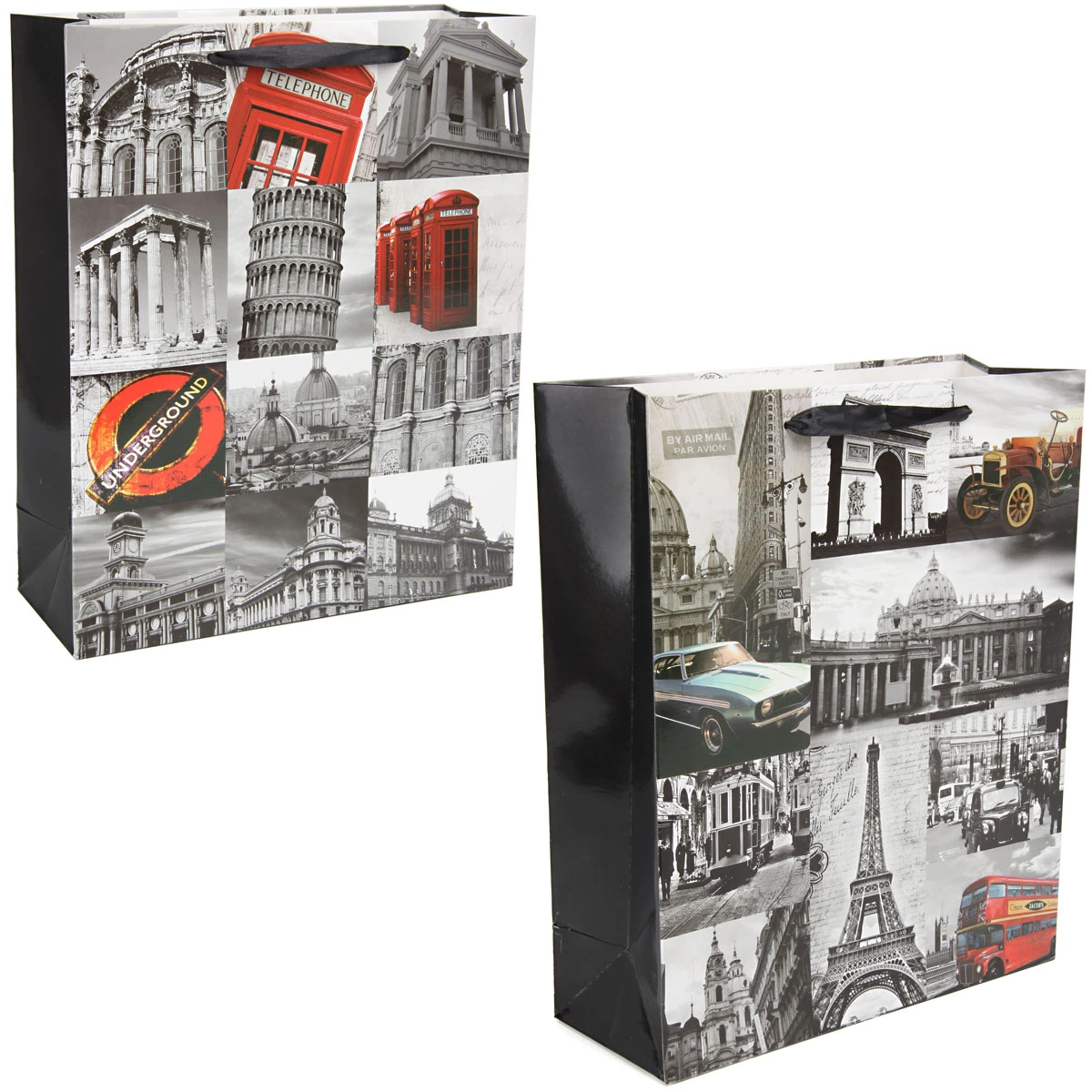 Подарочный пакет большой 26x32x10см, ламинированный Подарочный пакет большой 26x32x10см, ламинированный