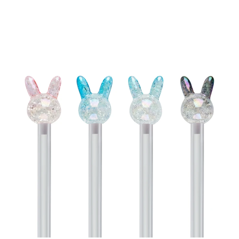 Ручка шариковая MESHU "Crystal Rabbit", синяя, 0,7мм, корпус ассорти, Ручка шариковая MESHU "Crystal Rabbit", синяя, 0,7мм, корпус ассорти,