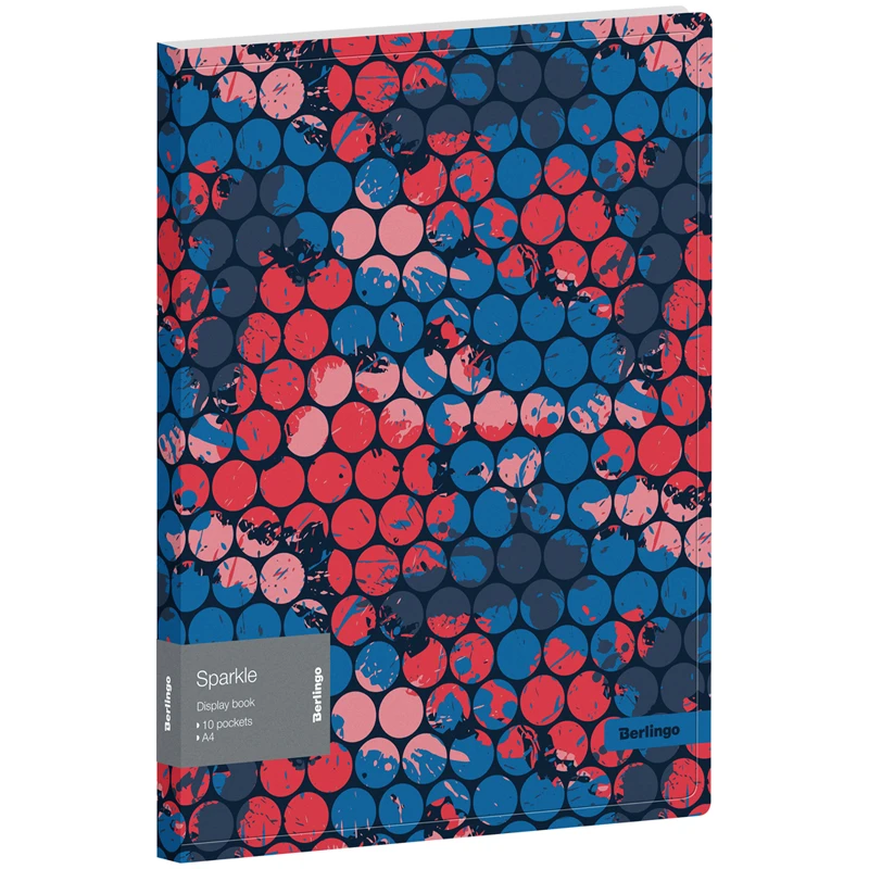 Папка с 10 вкладышами Berlingo "Sparkle", 17мм, 600мкм, с внутр. Папка с 10 вкладышами Berlingo "Sparkle", 17мм, 600мкм, с внутр.