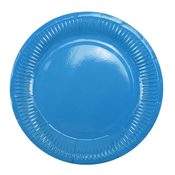 Тарелки Blue 18 см 6 шт бумажные ламинированные