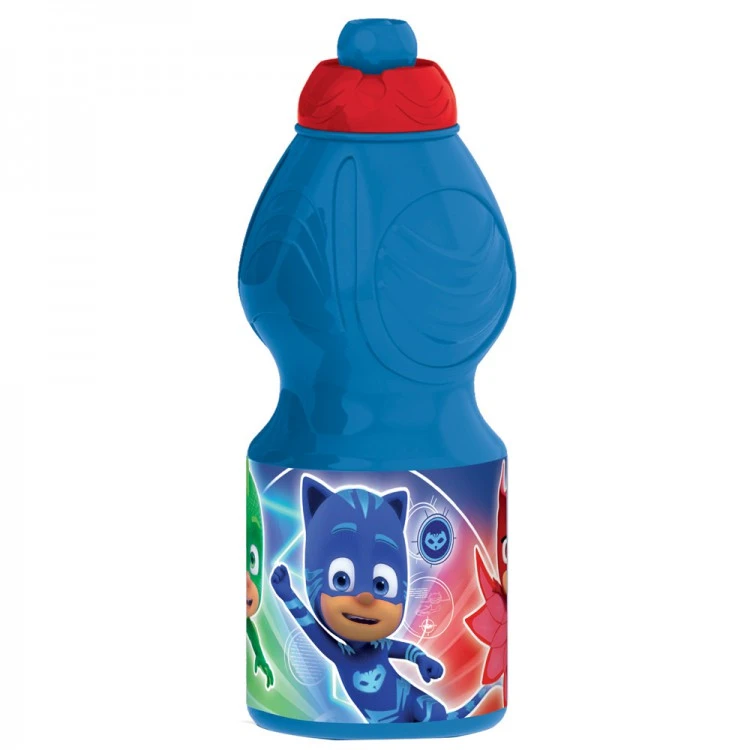 Бутылка пластиковая (спортивная, фигурная, 400 мл). Герои в масках Бутылка пластиковая (спортивная, фигурная, 400 мл). Герои в масках