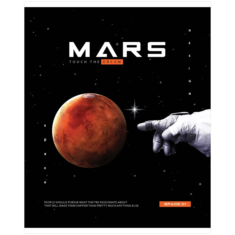 Тетрадь 48л., А5, клетка ArtSpace "Космос. Mars" Тетрадь 48л., А5, клетка ArtSpace "Космос. Mars"