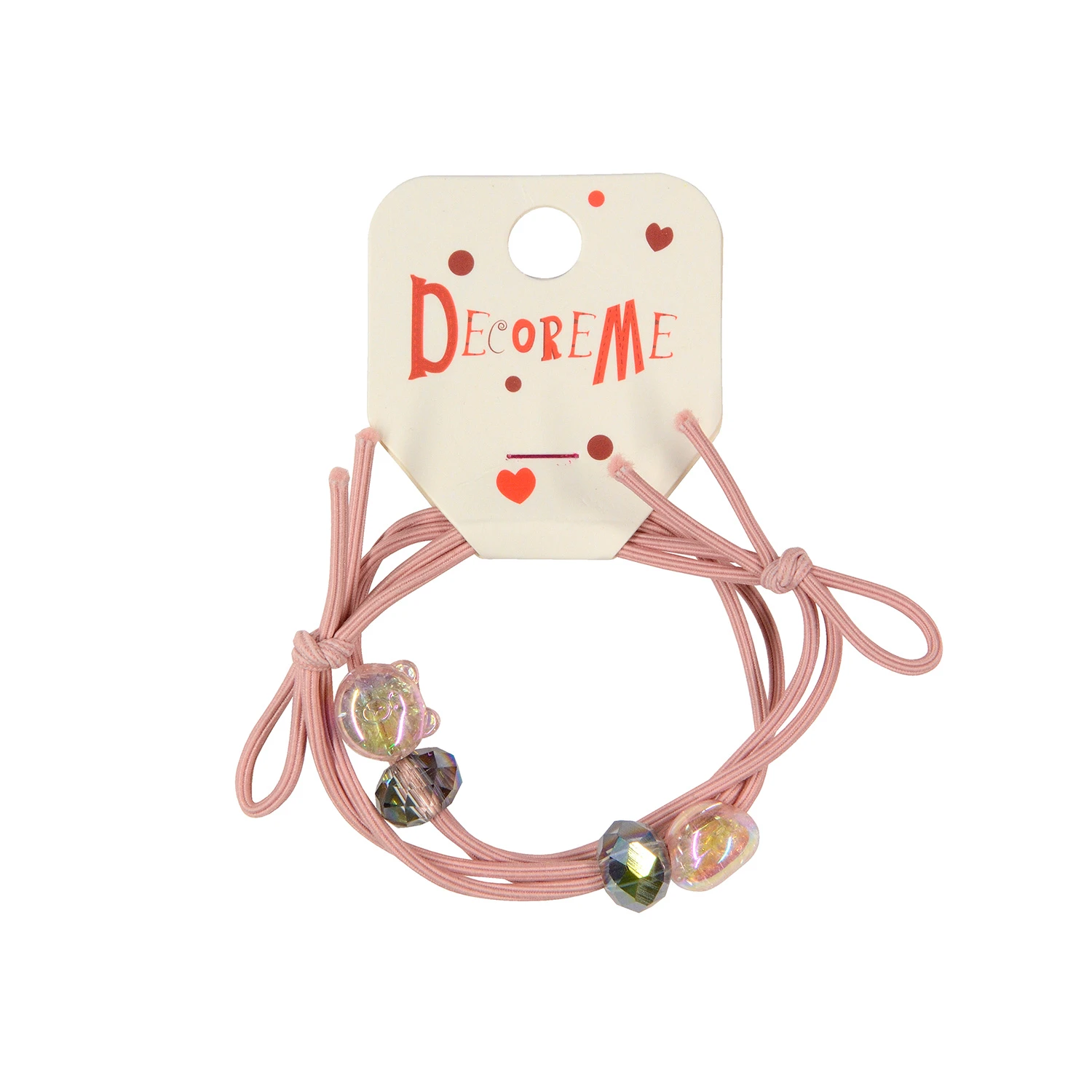 РЕЗИНКА ДЛЯ ВОЛОС 2 ШТ, 5 ЦВЕТОВ