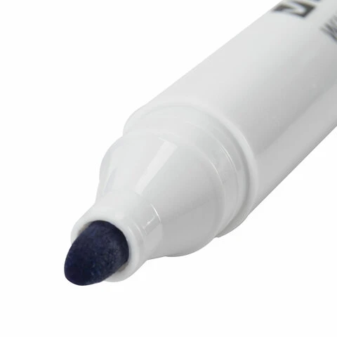 Маркер стираемый для белой доски СИНИЙ, BRAUBERG "CLASSIC", 3 мм, с Маркер стираемый для белой доски СИНИЙ, BRAUBERG "CLASSIC", 3 мм, с