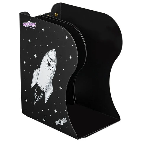 Подставка-держатель для книг и учебников ЮНЛАНДИЯ "Space", раздвижная, Подставка-держатель для книг и учебников ЮНЛАНДИЯ "Space", раздвижная,