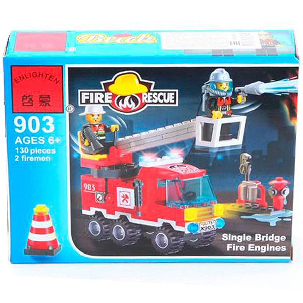 Конструктор пласт. Fire Rescue, 130 дет, 18*14*4,5см, BOX, ENLIGHTEN Г45469 Конструктор пласт. Fire Rescue, 130 дет, 18*14*4,5см, BOX, ENLIGHTEN Г45469