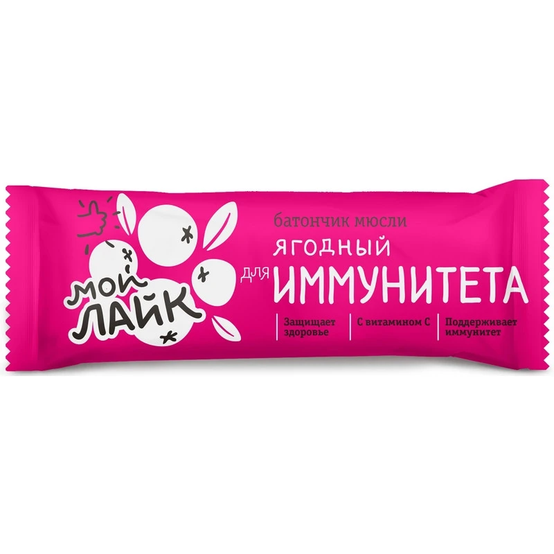 Батончик мюсли Леовит Арония для иммунитета, (30б/25г) Батончик мюсли Леовит Арония для иммунитета, (30б/25г)