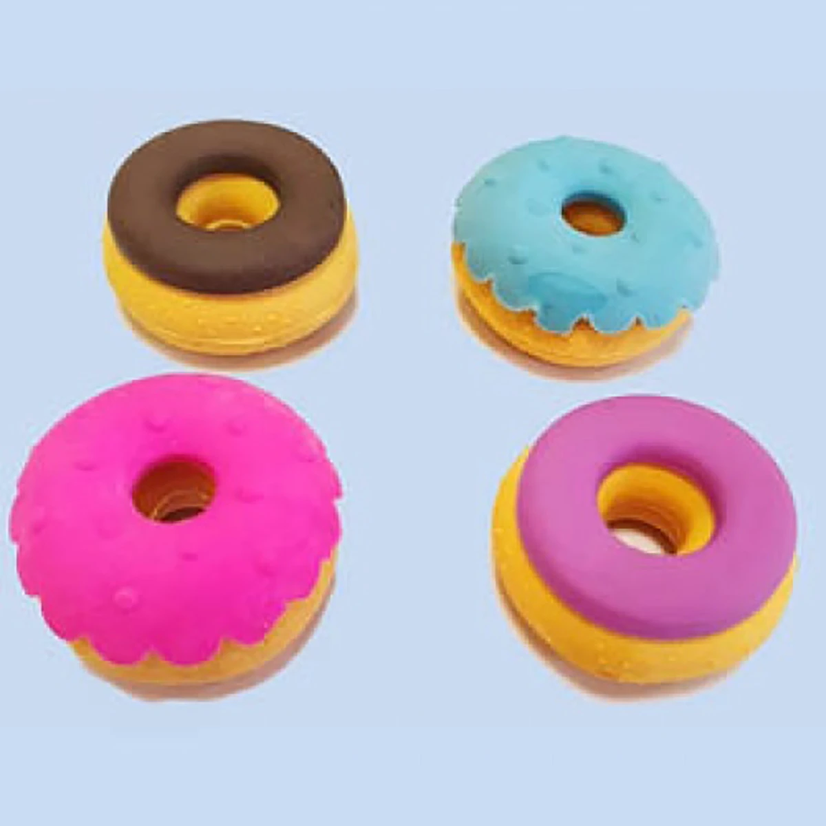 Арт.89548 Набор ластиков Пончик (синт. каучук) 30x30x15мм.