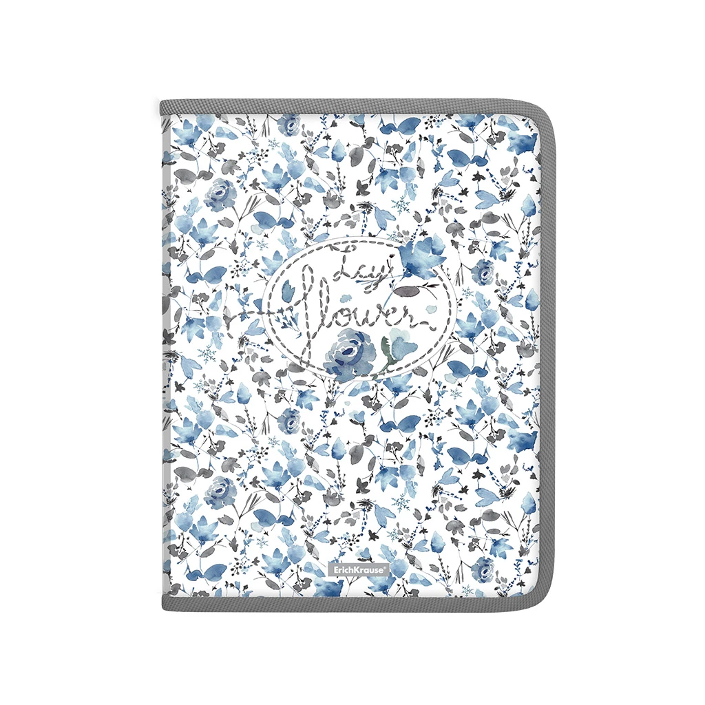 Папка для тетрадей на молнии пластиковая ErichKrause® Frozen Beauty, А4 (в Папка для тетрадей на молнии пластиковая ErichKrause® Frozen Beauty, А4 (в